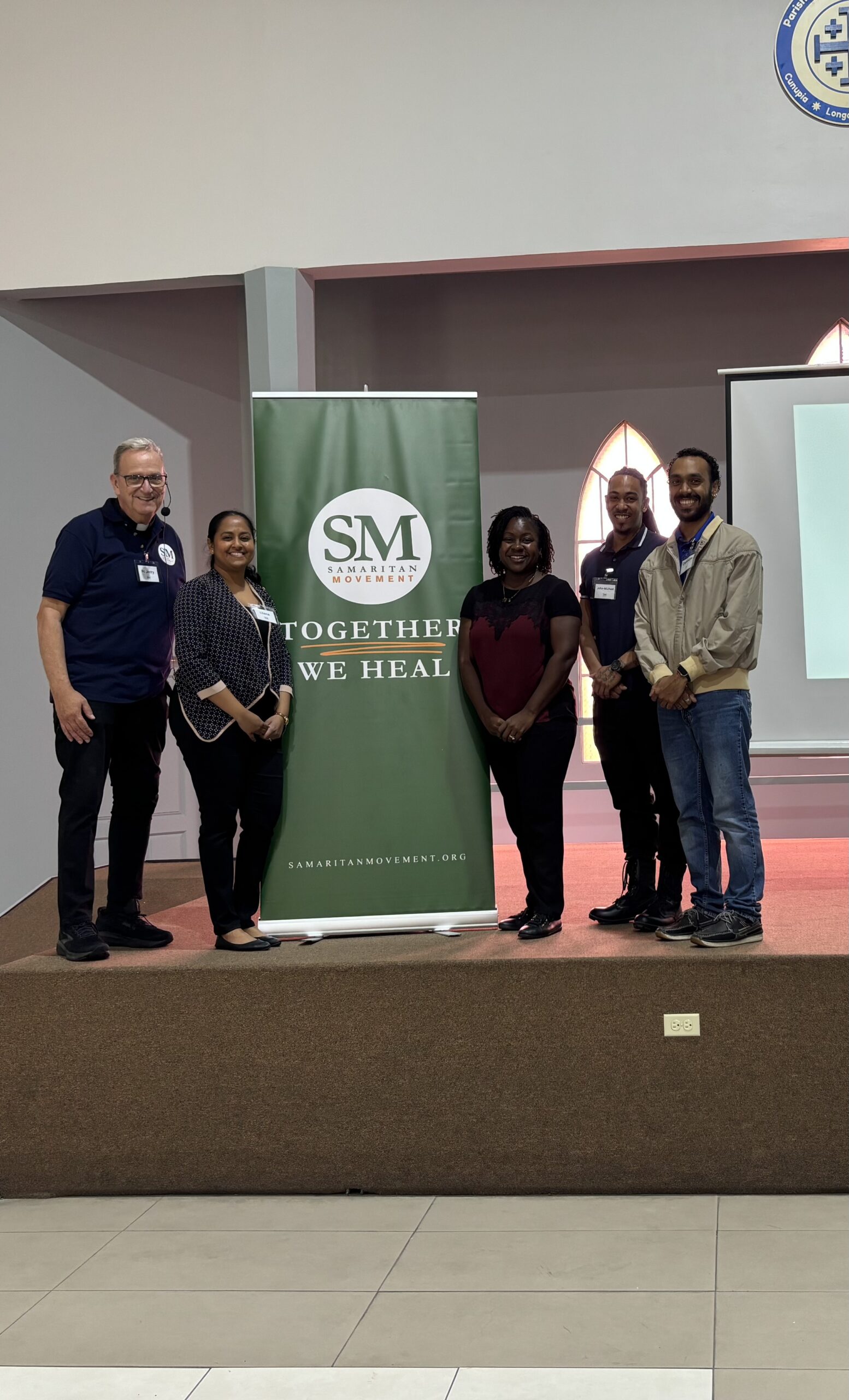 Samaritan Movement team at the Chaguanas training